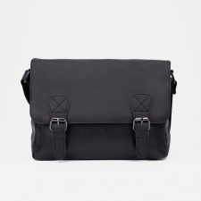 Male bag, black color