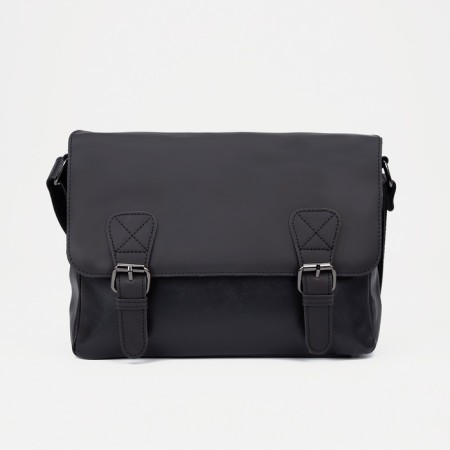 Male bag, black color