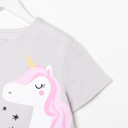 T-shirt Baby shortened KAFTAN "Unicorn" R.28 (86-92)-6