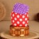 The charm -cap "House - full bowl", 22 x 14 cm, mix