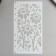 The stencil plastic "Chamomile" 17x9.8 cm