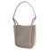Bag women, genuine leather, beige, 20x9x51 cm