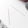 The knitting needles are circular, for knitting, with Teflon coating, with plastic fishing line, D = 2 mm, 14/80 cm