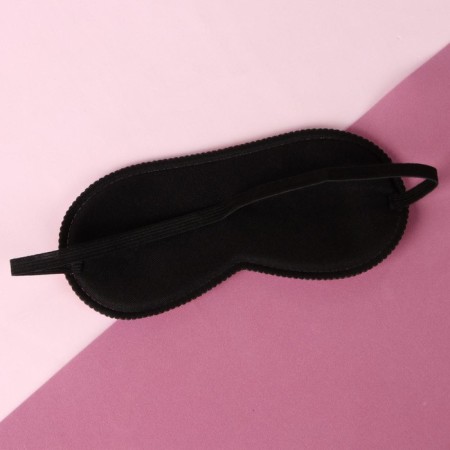 Mask for sleep "Pink flamingo" 19.5 × 8.5 cm, elastic band is single, pink color-1