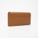 Women's wallet on the button, mustard color