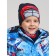 Knitted set for a boy: hat and snood, size 52