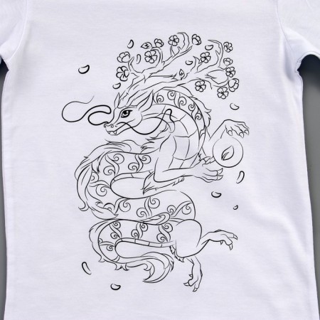 Set for creativity "T -shirt - coloring. Dragon.stichia »Size: 122-128 cm-6