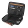 Business Bank, Lightning Department, 2 external pockets, mounting on a suitcase, black color