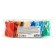 Light plasticine, set of 12 delicate flowers "for boys"
