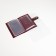 Cover for auto documents on the button, Textura, burgundy color