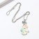 Hair accessories with jewelry "everyone dreams", elastic bands, pendants and pusets
