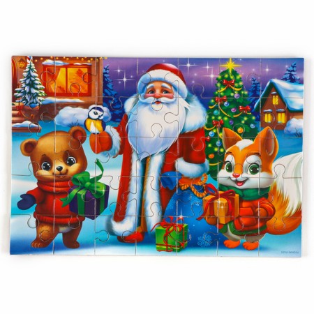 Puzzle Magnetic Wooden "Beasts"-2