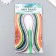 Quilling set of 260 strips width 0.7 cm long 38 cm, "Multi -colored" tool