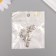 Bale with a suspension metal for the creativity "Lotus" silver 2.7x1.4 cm