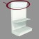 Frisis "Optima" 900 mm, white color