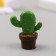 Figure for Florarium Polystone "Cactus in a pot" 3x3.5 cm