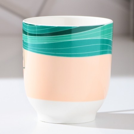Ceramic mug “Dream”, 260 ml, beige color-1
