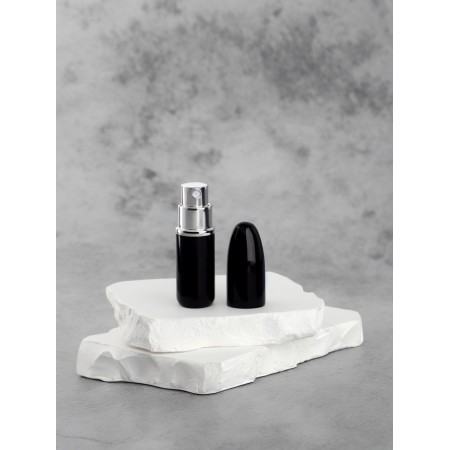 Perfume bottle "Bullet", with a sprayer, 3 ml, black color-1