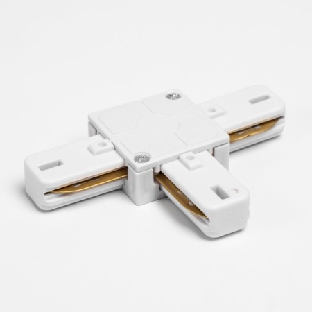Connector for the tire pipeline T figurative white-1
