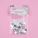 Rhinestones are sewing "circle", d = 8 mm, 50 pcs, white color