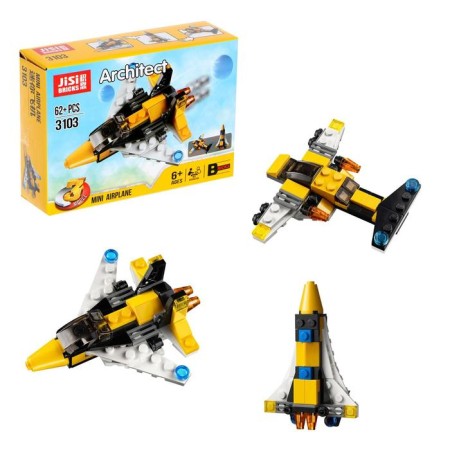 Designer "Aviation Transport", 3 assembly options, 62 parts