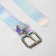 Holographic belt "wild style", in a gift box, 117x3 cm