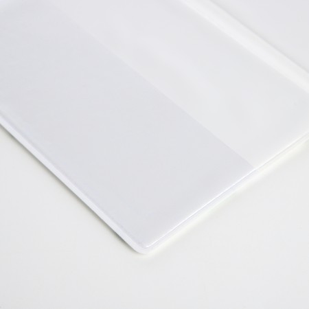 Cover for passport, beige/white color-5