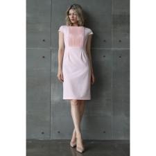 Folloer dress with folds, size 44