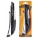 Chancellery knife, 18 mm, white, black blade