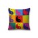 Decorative pillowcase "Rainbow yin and yang", on lightning, size 45x45 cm