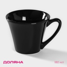 Coramic Dolyana COFFEE BREAK mug, 180 ml, black color
