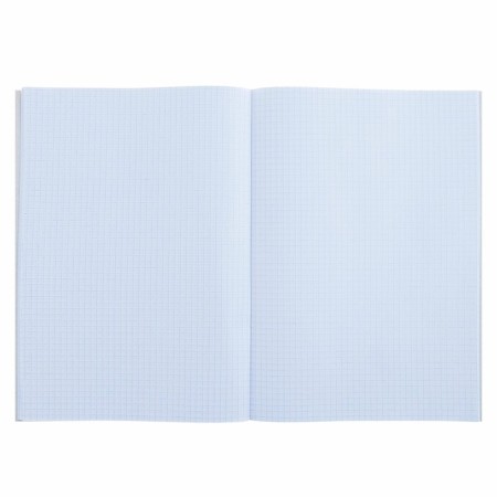 A4 notebook, 96 sheets in the Calligrata "Color Stripes" cage, cover coated cardboard, block No. 2, whiteness 75% (gray sheets)-1
