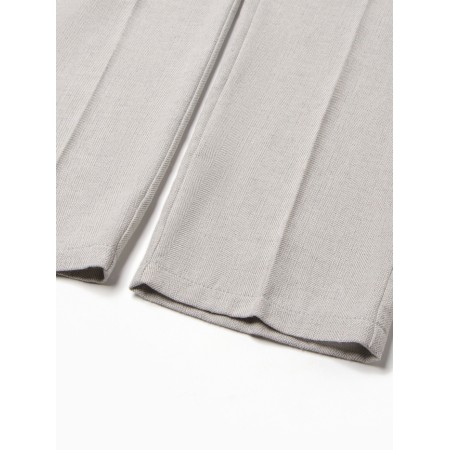 Women's trousers with minku wraps: Modern Classic color-gray, pr 50-7