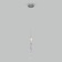 Suspended lamp with a glass plafon Lynn, 3W, G4, 3.5x3.5 cm