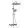 The shower system Wasserkraft A113.117.059.ch Thermo, tropical shower, thermostat, chrome