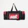 Sports bag with lightning with an increase, 3 outer pockets, black/red color
