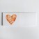 Gift folding box, packaging, "heart", 10 x 12 x 12 cm