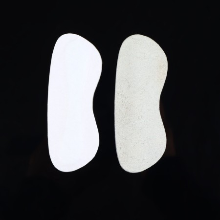Five -holders for shoes, adhesive, artificial suede, silicone, 10 × 4 cm, pair, color gray color-4