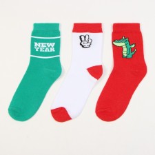A set of children's socks KAFTAN HAPY New Year, 3 pairs, rr 18-20