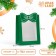 Gift package with the eye "Bant", 26 x 35 x 15 cm, green