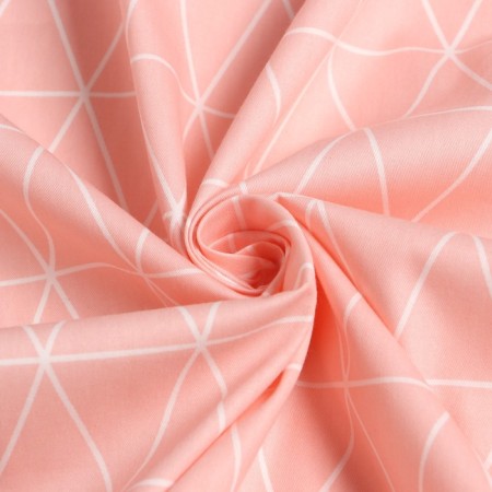 Printed "rhombus" cut 250x160/+- 5 cm, satin, 100% cotton-2