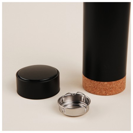 Thermos with thermometer Sima-Land Home, 500 ml, black color-3