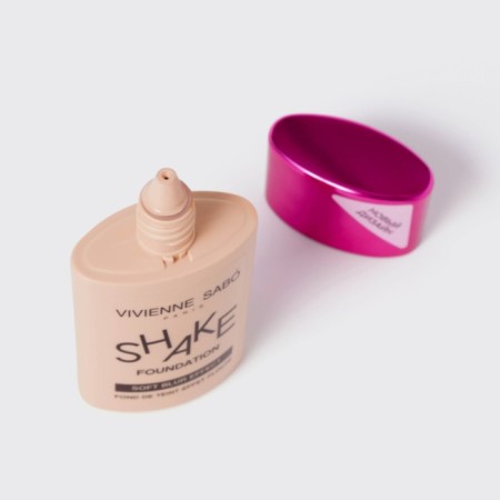 Tonal cream Vivienne Sabo Shakefoundation, with natural bluer effects, tone 01-1