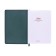 Dated diary 2025, A5, 176 sheets, Hong Kong, solid cover, pancake embossing, with liesse, block 80 g/m2, green