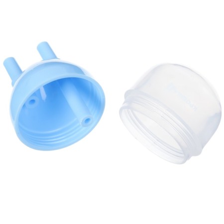 Child care set, 3 subjects: aspirator, ruff, tweezers, blue color-8