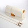 Female bag Textura, average size, milk color