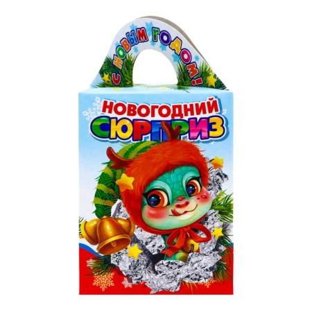 Gift in cardboard packaging "Kinder Cuba" 250 grams New Year's gift set No. 388-1