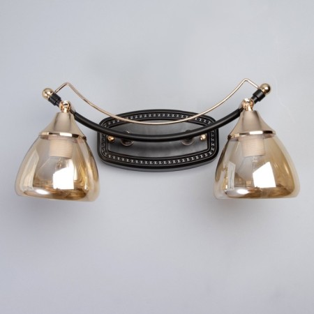 Sconces "Solar" 2x14 40w Black 38x20x16cm-6