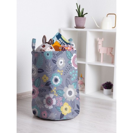 Toy basket "year -round flowers, size 35x50 cm