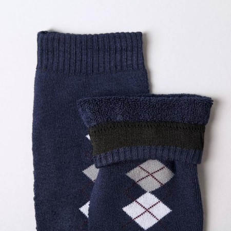 Male terrible socks, dark blue color, size 27-29-1